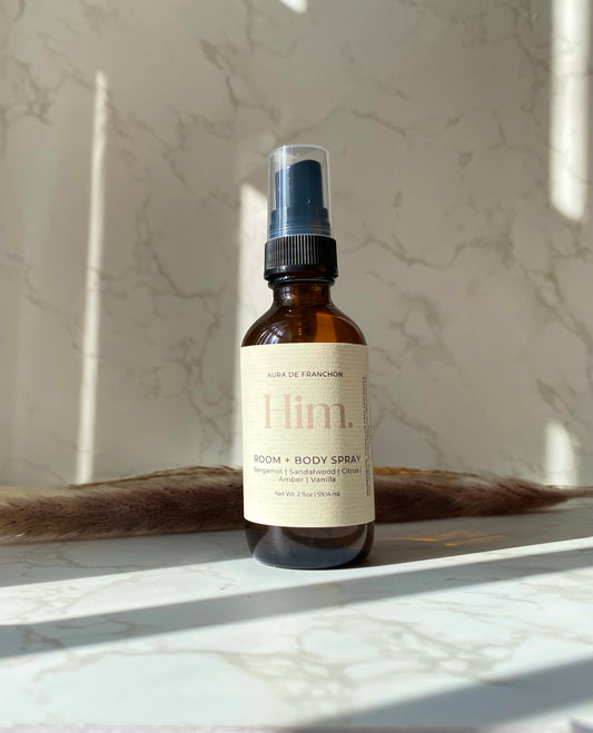 Him. Room + Body Spray