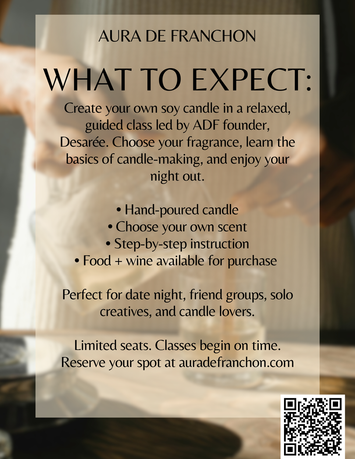 Candle Making Experience